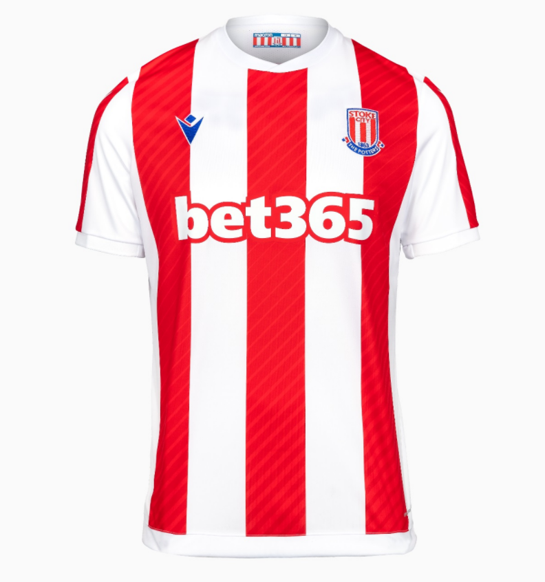 2021/22 Stoke City Home Kit Soccer Jersey